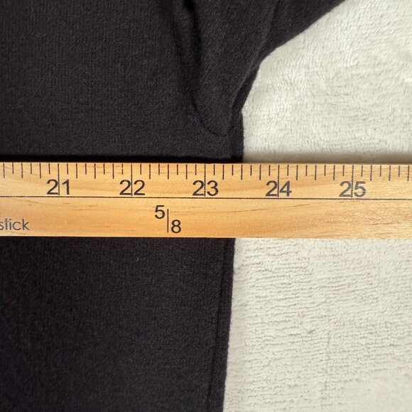 ALO Yoga Hooded Sweater Women Black Super Soft Cropped Pullover Long Sleeve EUC - Picture 4 of 9